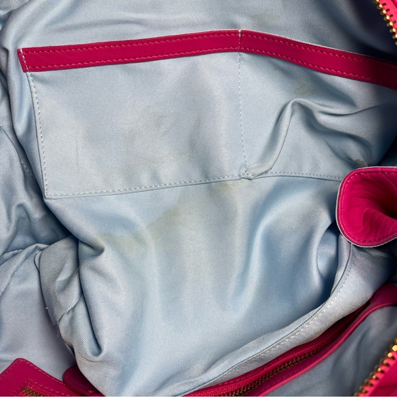 Cynthia Rowley pink Handbag Leather Bowler  Crossbody Adjustable Purse B… - Picture 10 of 13